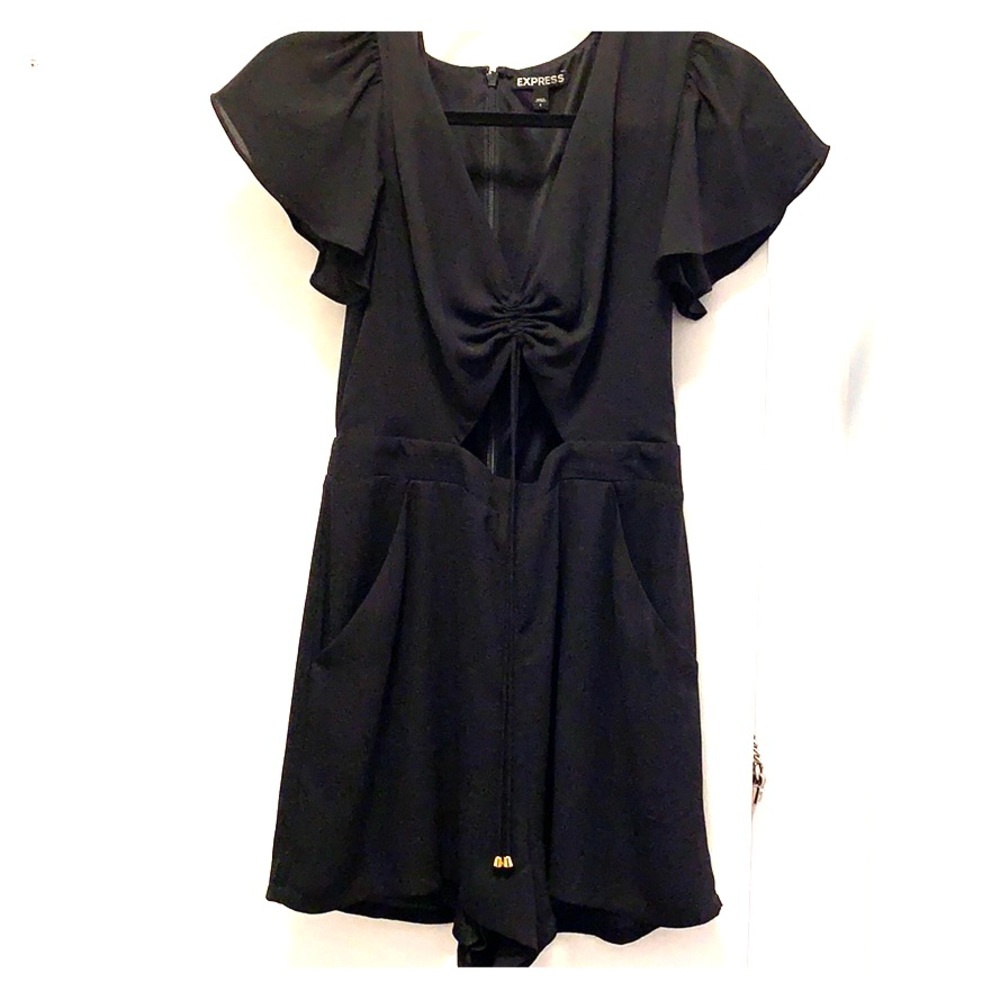 Dressy black romper